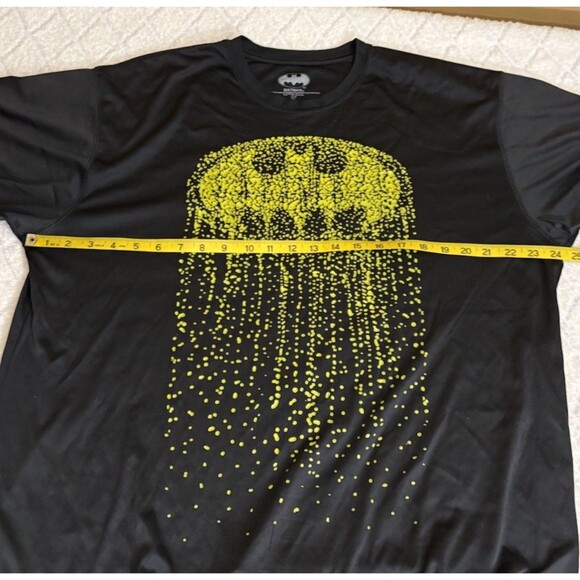 Batman DC Comics Cascading Logo Soft Feel Black Shirt Men’s Size XL - Picture 13 of 14